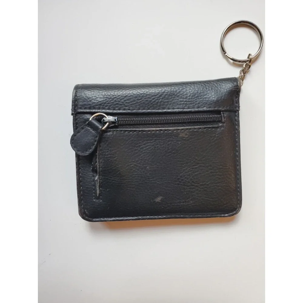 Liz Claiborne Black Small Change Accessory Keychain Wallet